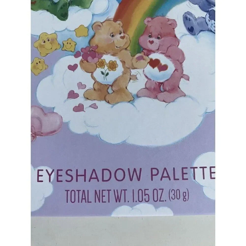 Care Bears 12‎ Eyeshadow Palette Pastel Makeup Rainbow Shimmer Matte With Mirror
